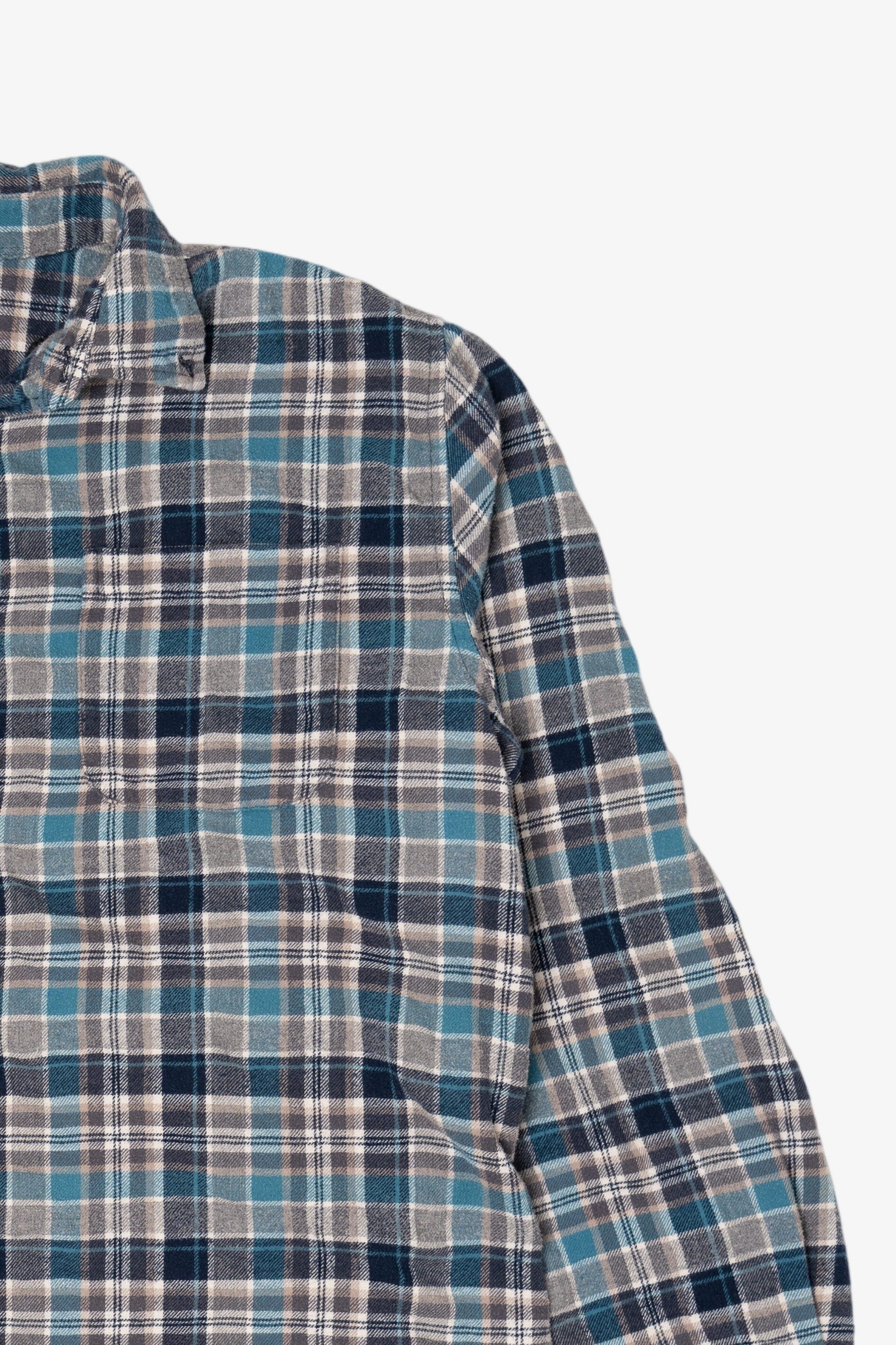 Blue Croft & Barrow Flannel Shirt (2010s)
