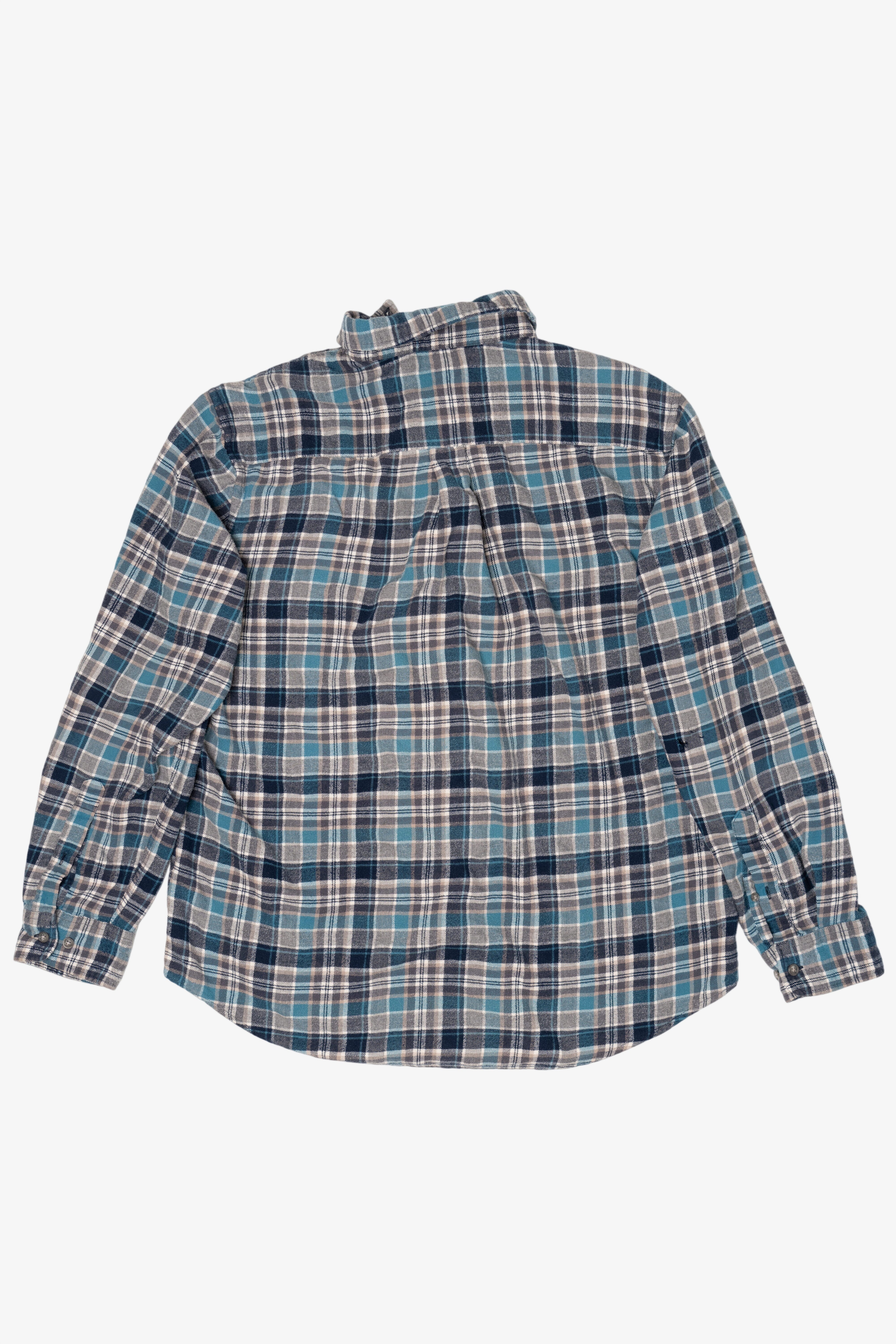 Blue Croft & Barrow Flannel Shirt (2010s)