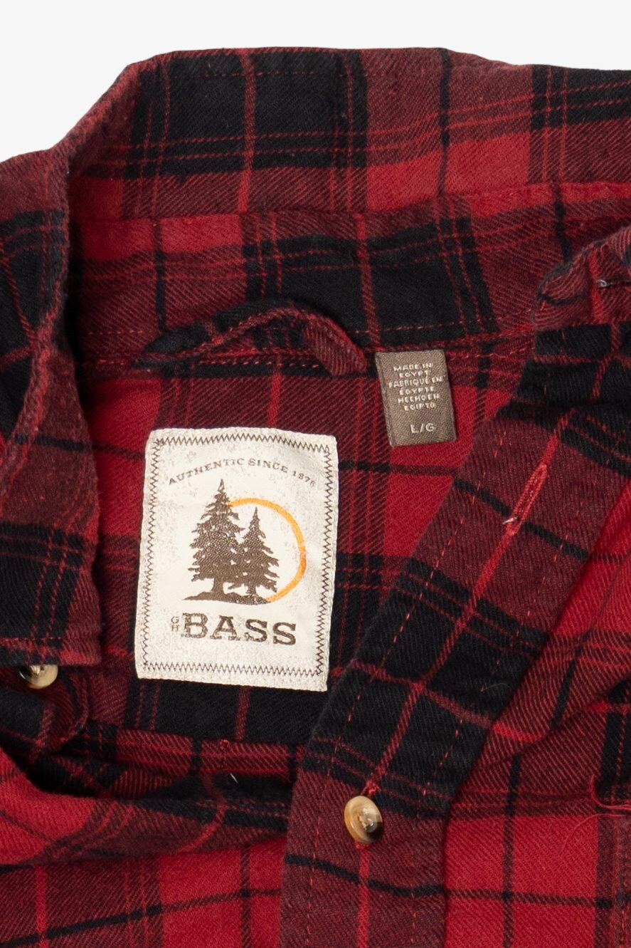 Red GH Bass Flannel Shirt (2010s)