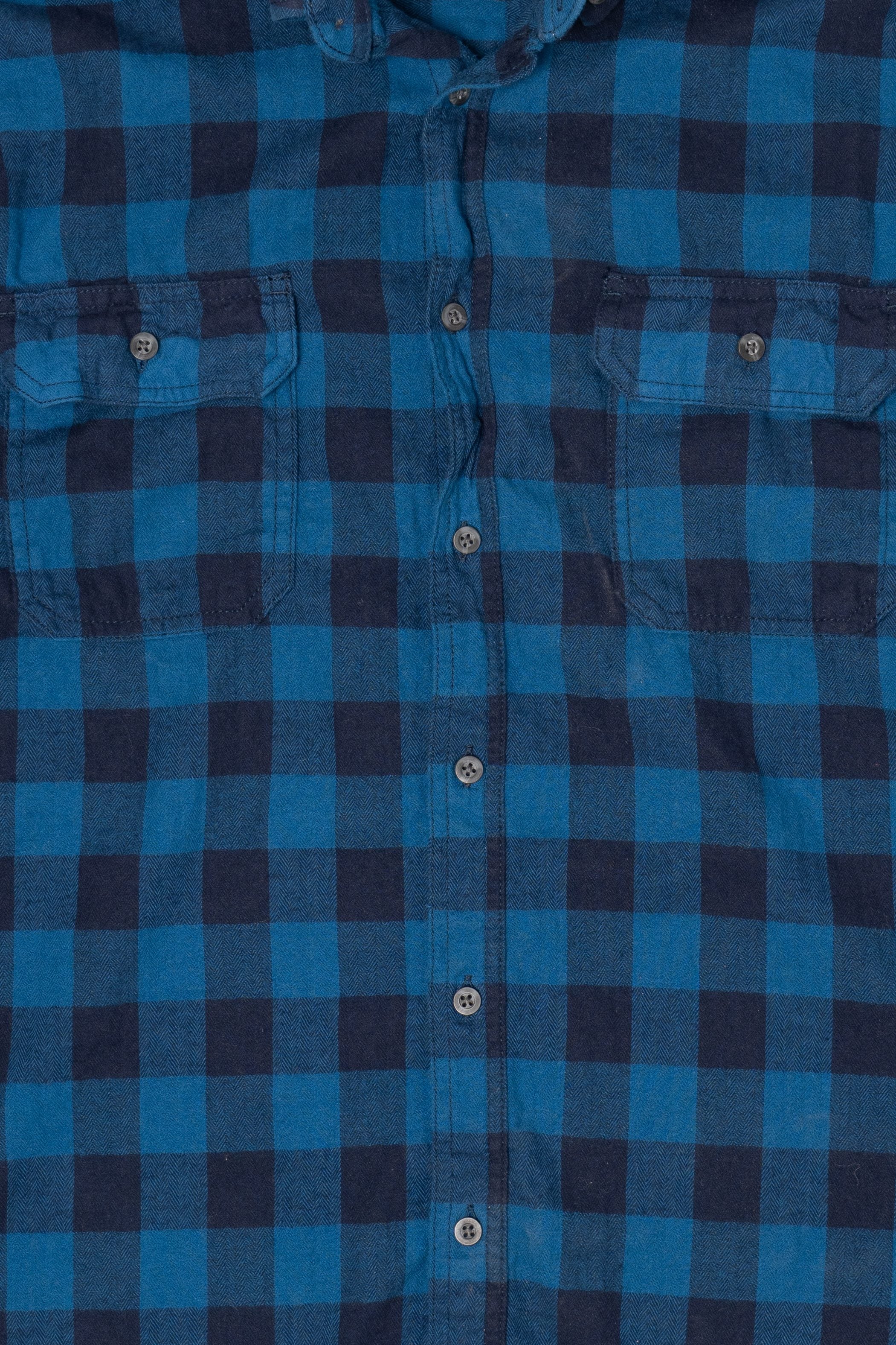 Blue Faded Glory Flannel Shirt (2010s)