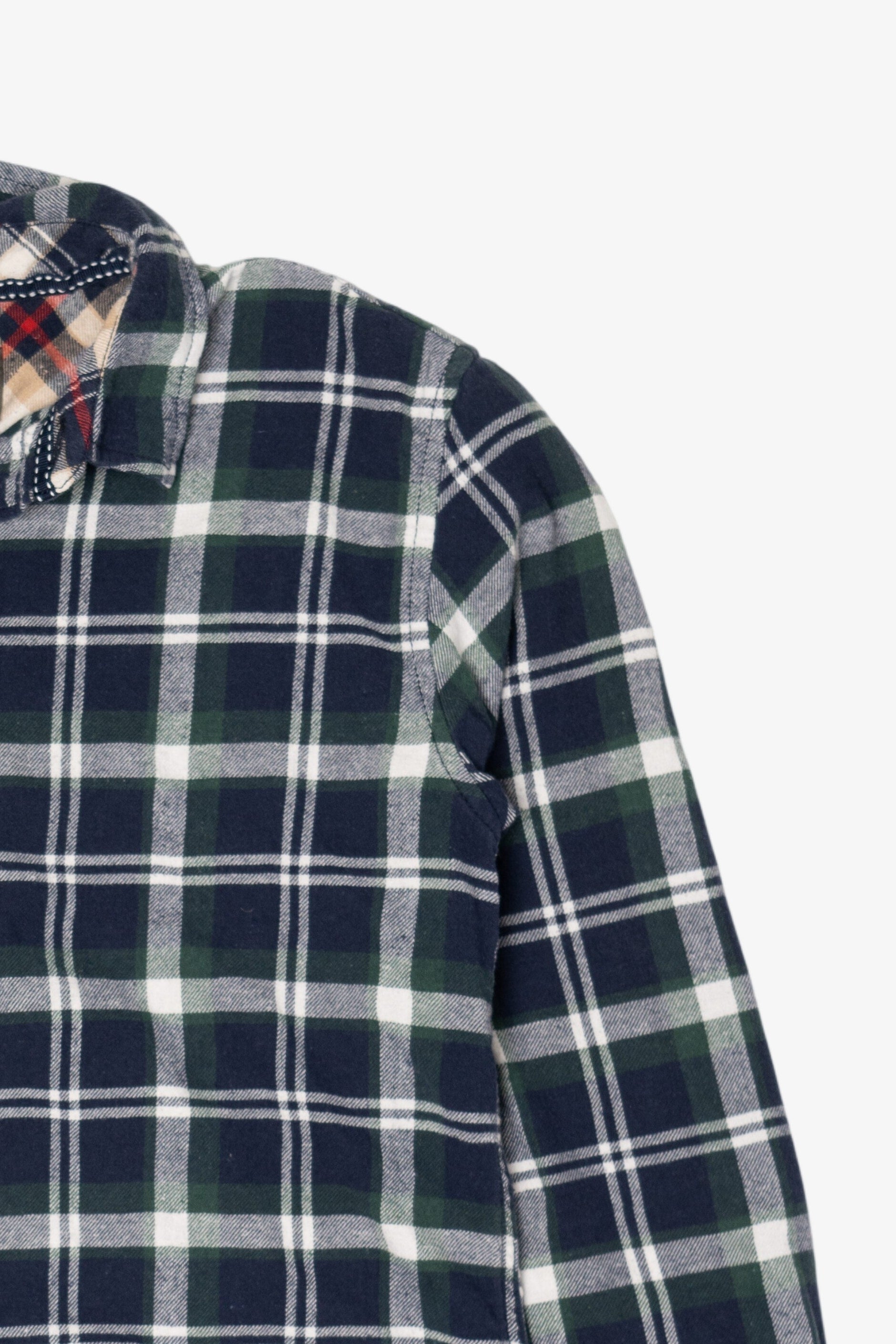 Blue And Green Hudson & Barrow Flannel Shirt (2010s)