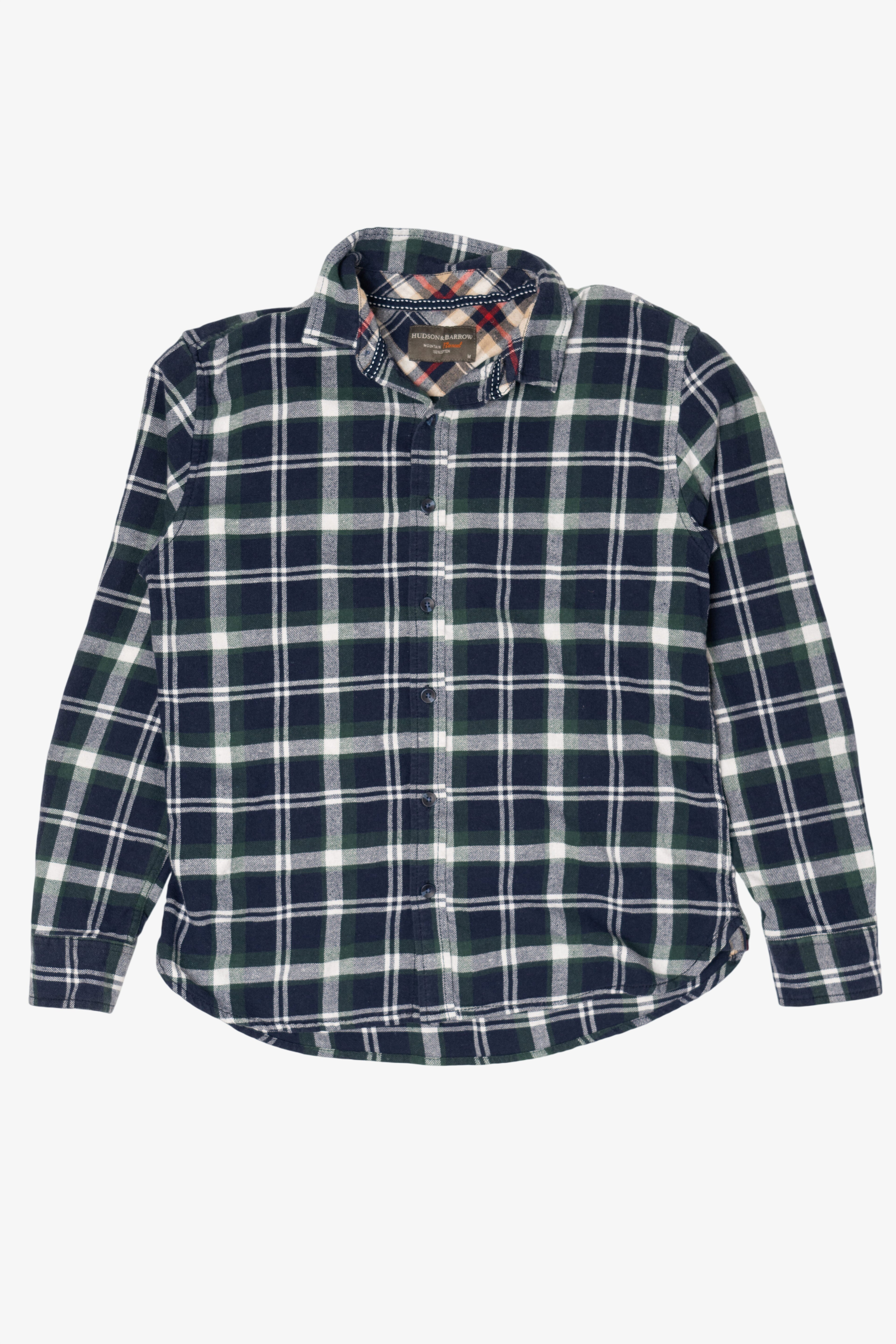 Blue And Green Hudson & Barrow Flannel Shirt (2010s)