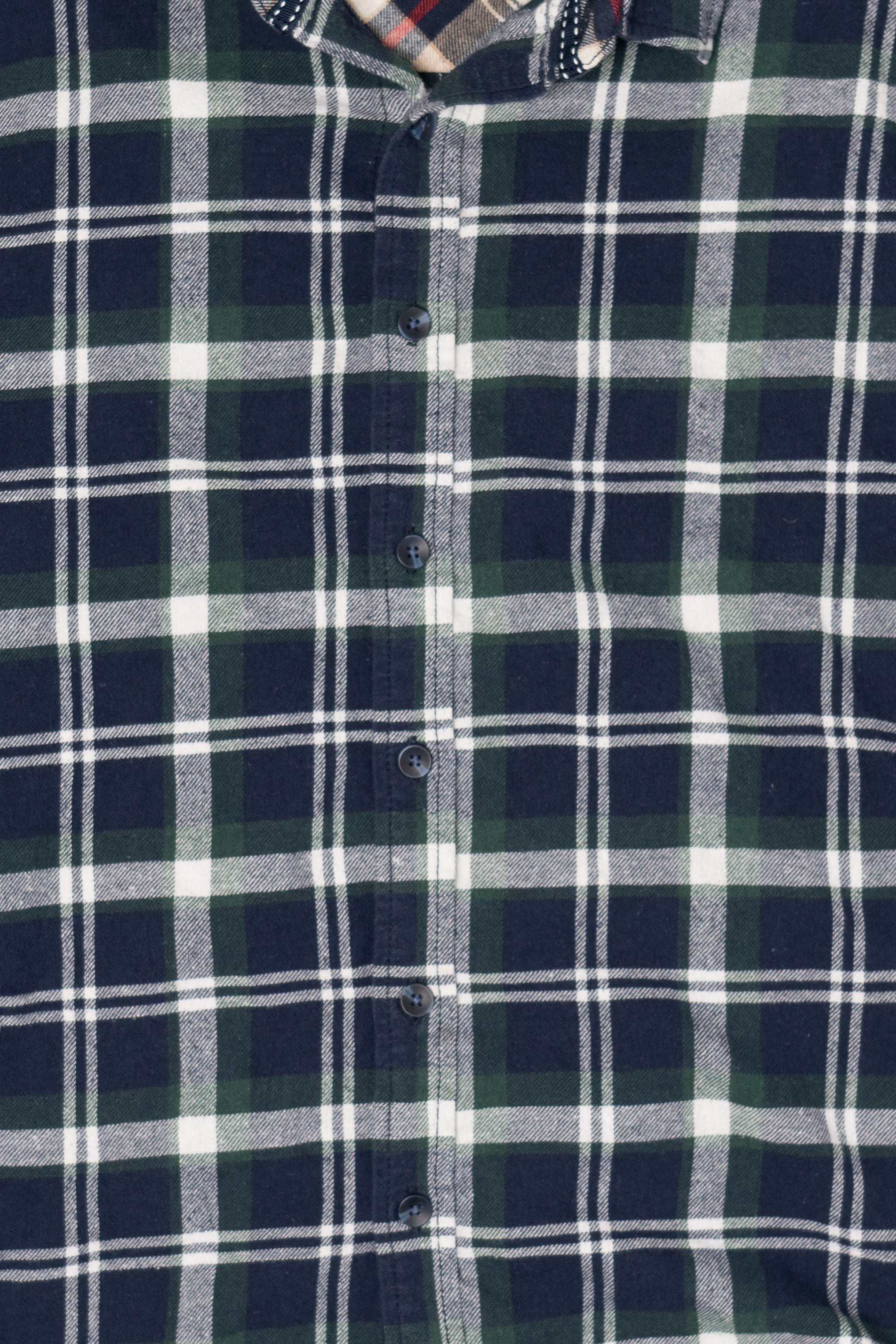 Blue And Green Hudson & Barrow Flannel Shirt (2010s)