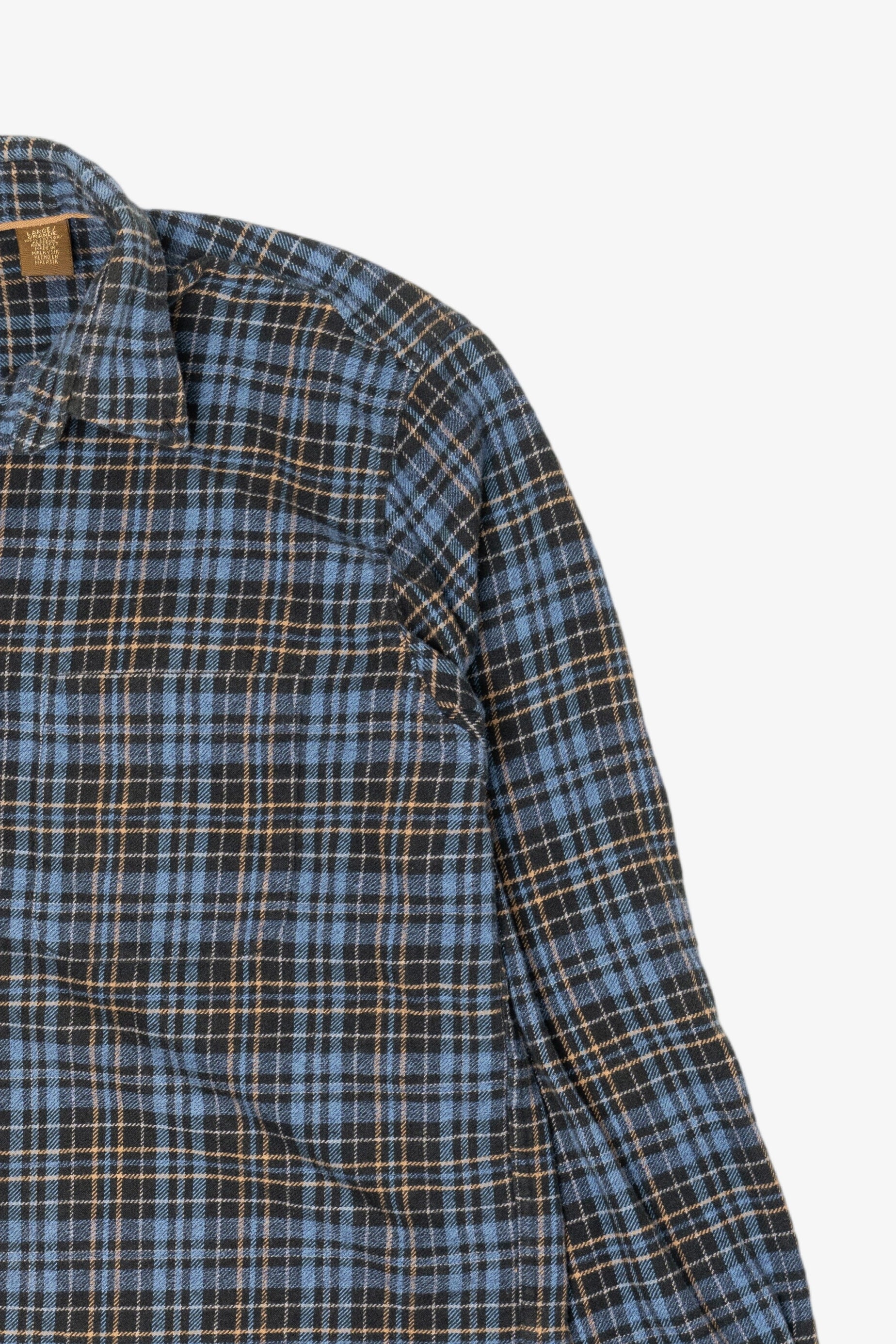 Blue St. John's Bay Flannel Shirt (2010s)