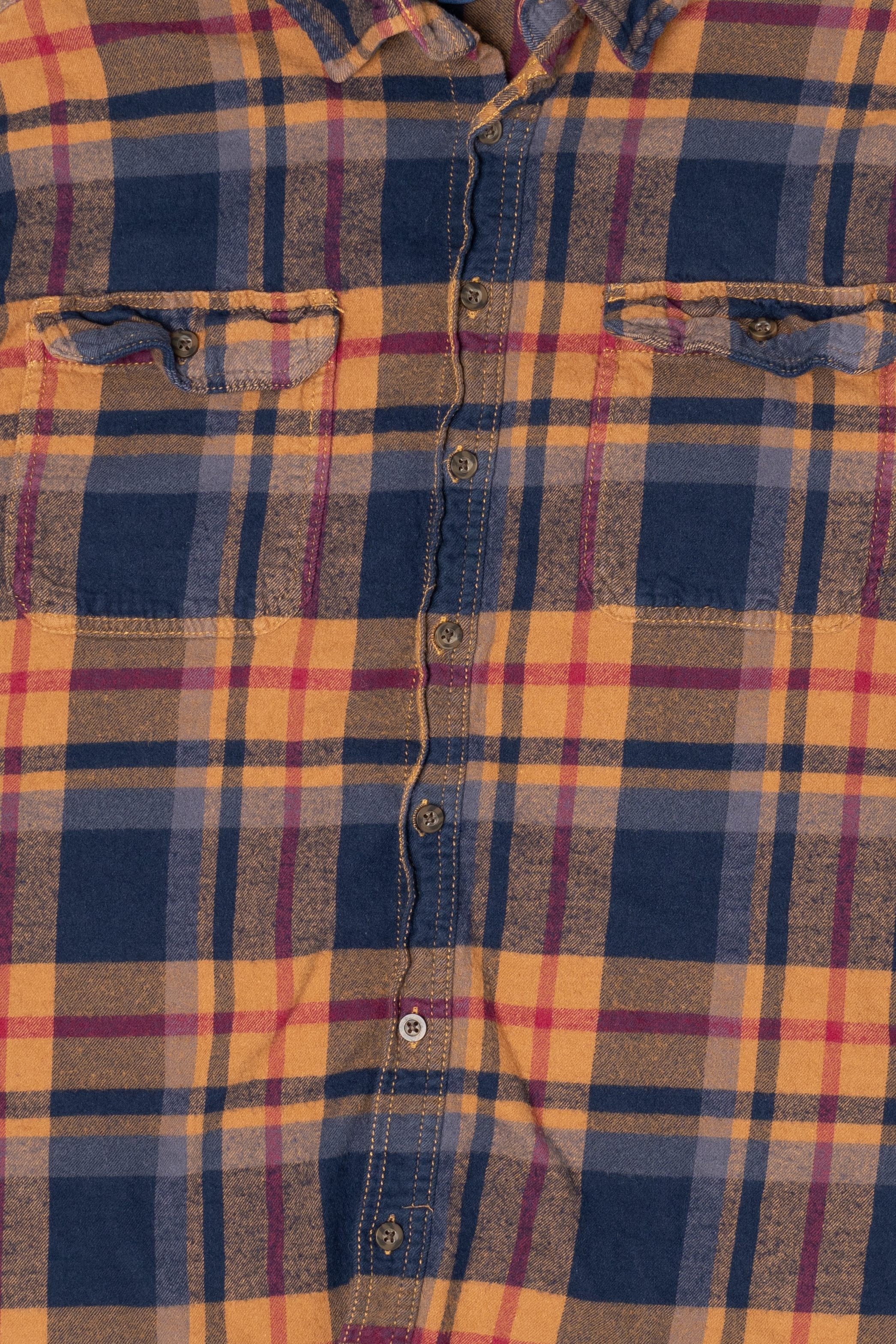 Orange And Blue George Flannel Shirt (2010s)