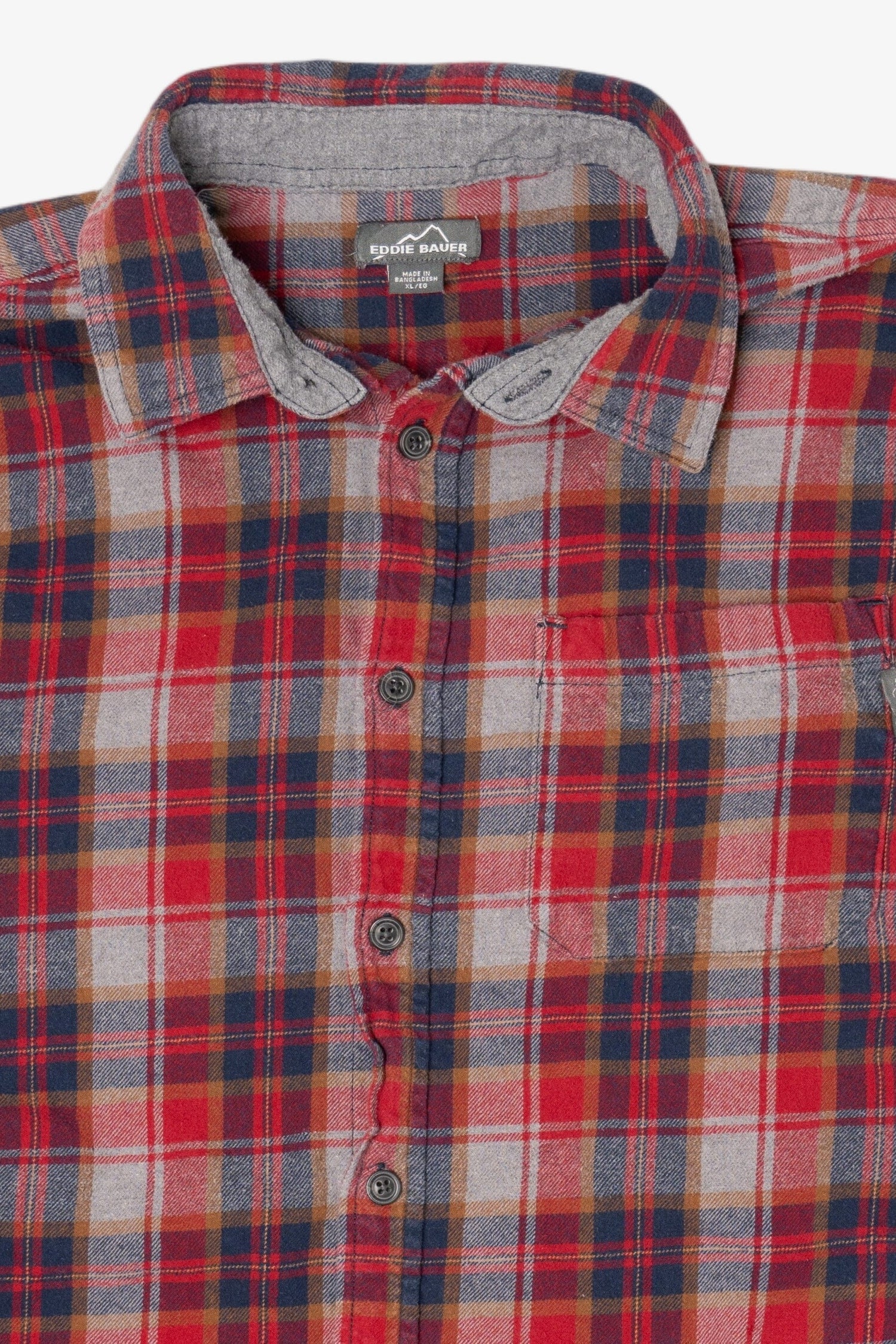 Red Eddie Bauer Flannel Shirt (2010s)