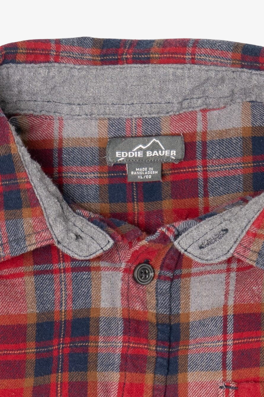 Red Eddie Bauer Flannel Shirt (2010s)