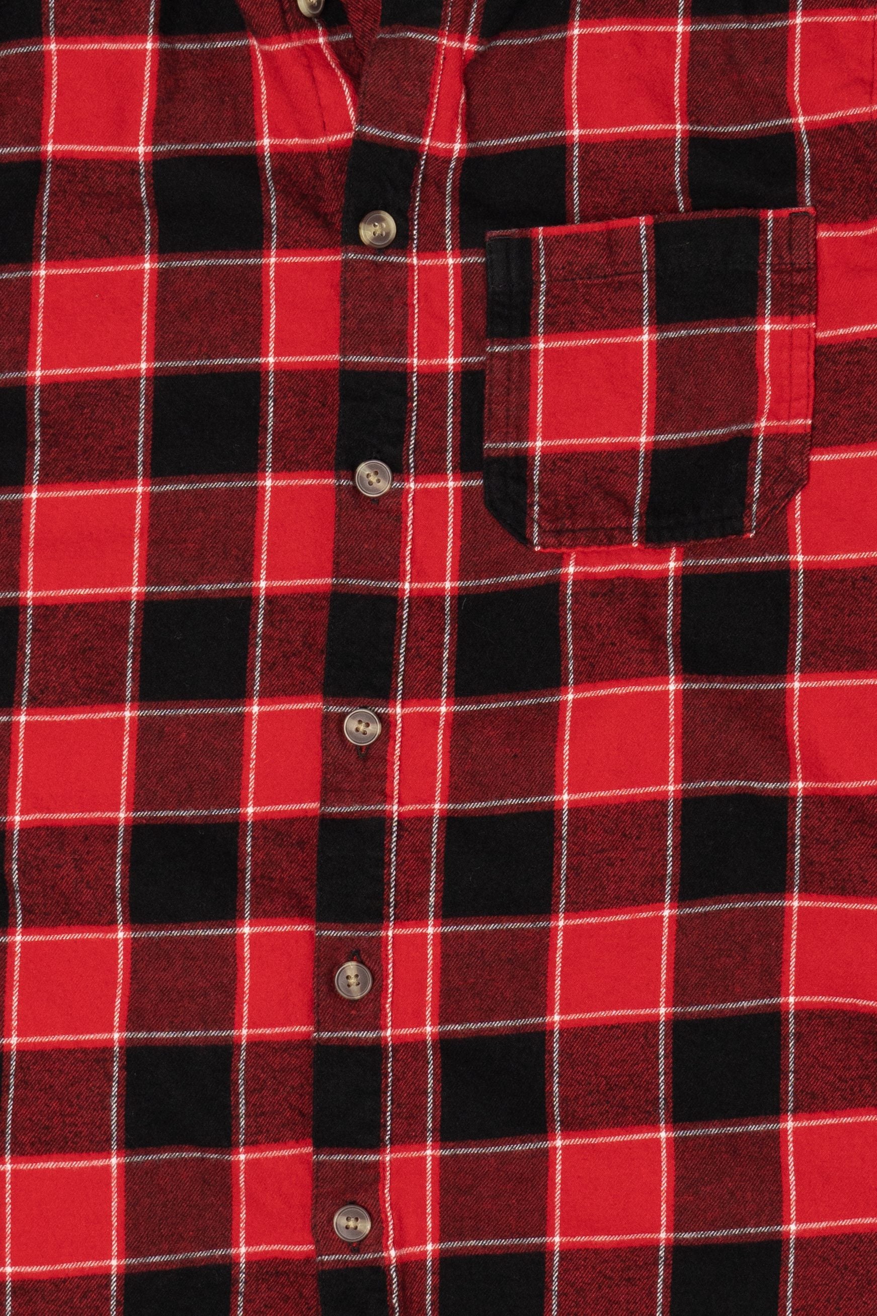 Red Art Class Hooded Flannel Shirt (2010s)
