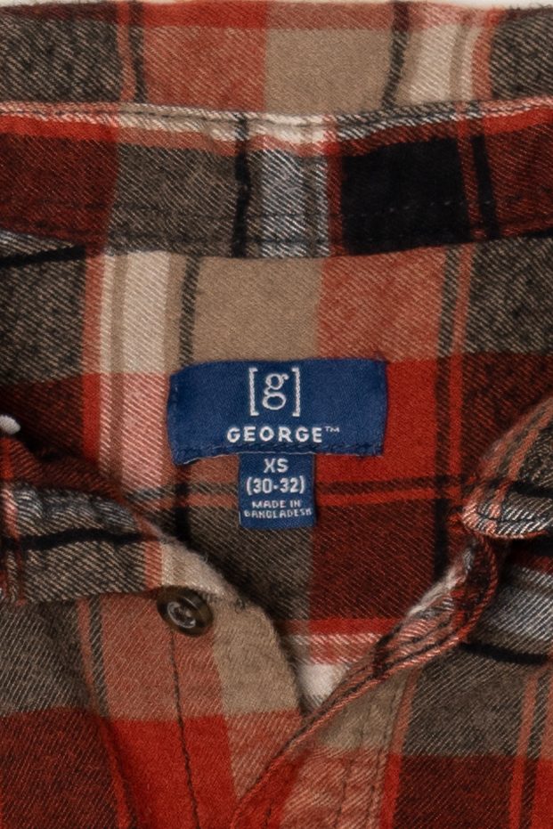 Brown George Flannel Shirt (2010s)