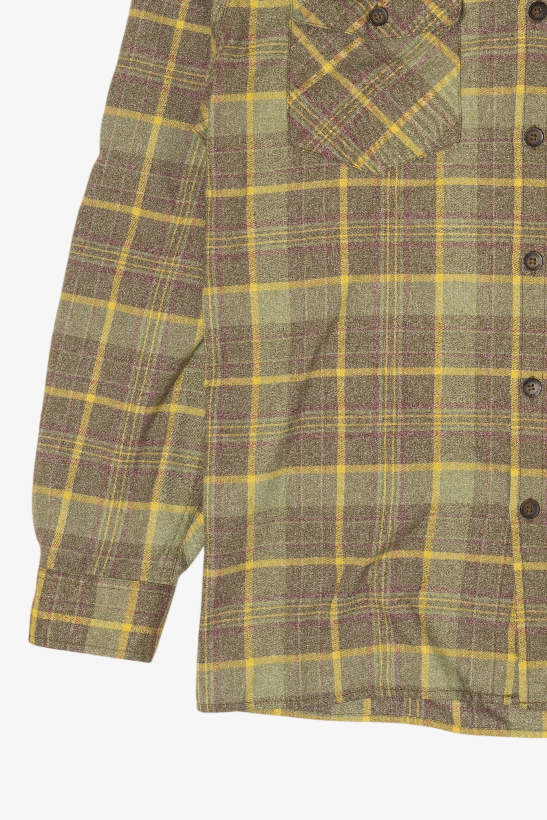 Green And Yellow Royal Robbins Flannel Shirt (2010s)