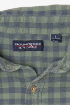 Green Roundtree & Yorke Flannel Shirt (2010s)