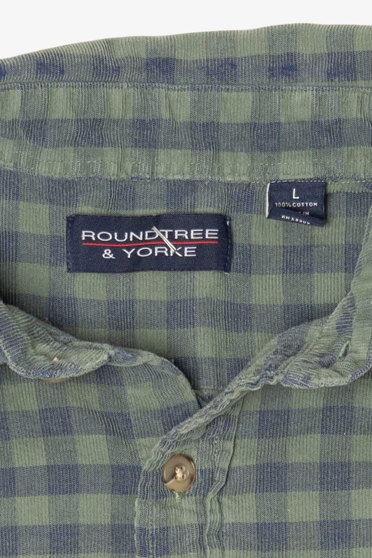 Green Roundtree & Yorke Flannel Shirt (2010s)