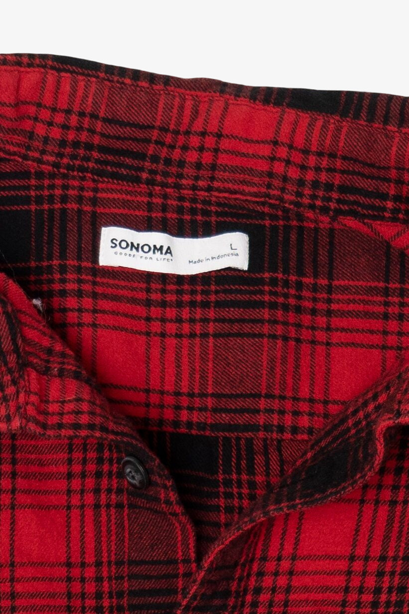 Red Sonoma Flannel Shirt (2010s)