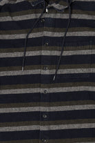 Gray Original Use Hooded Flannel Shirt (2010s)