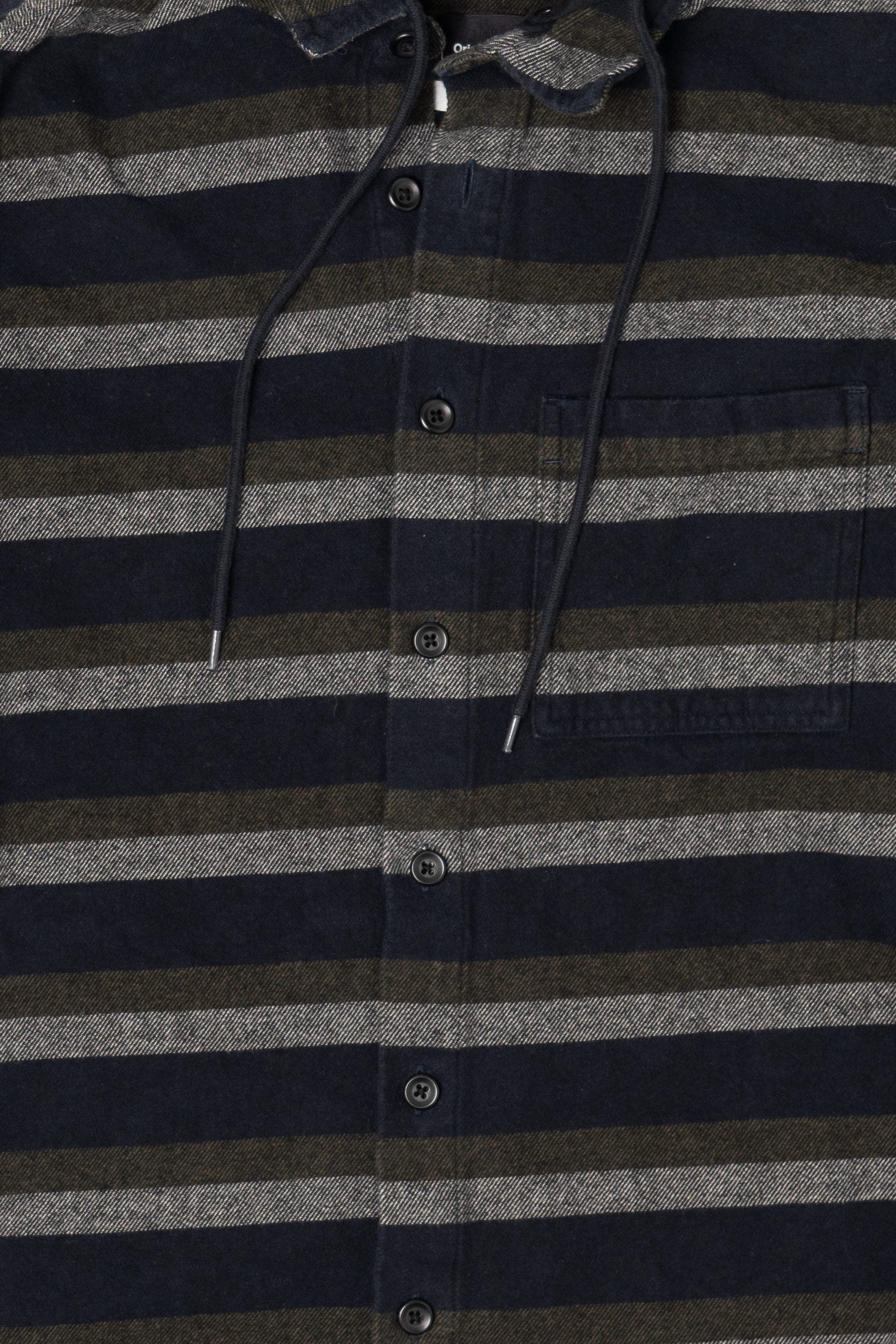 Gray Original Use Hooded Flannel Shirt (2010s)