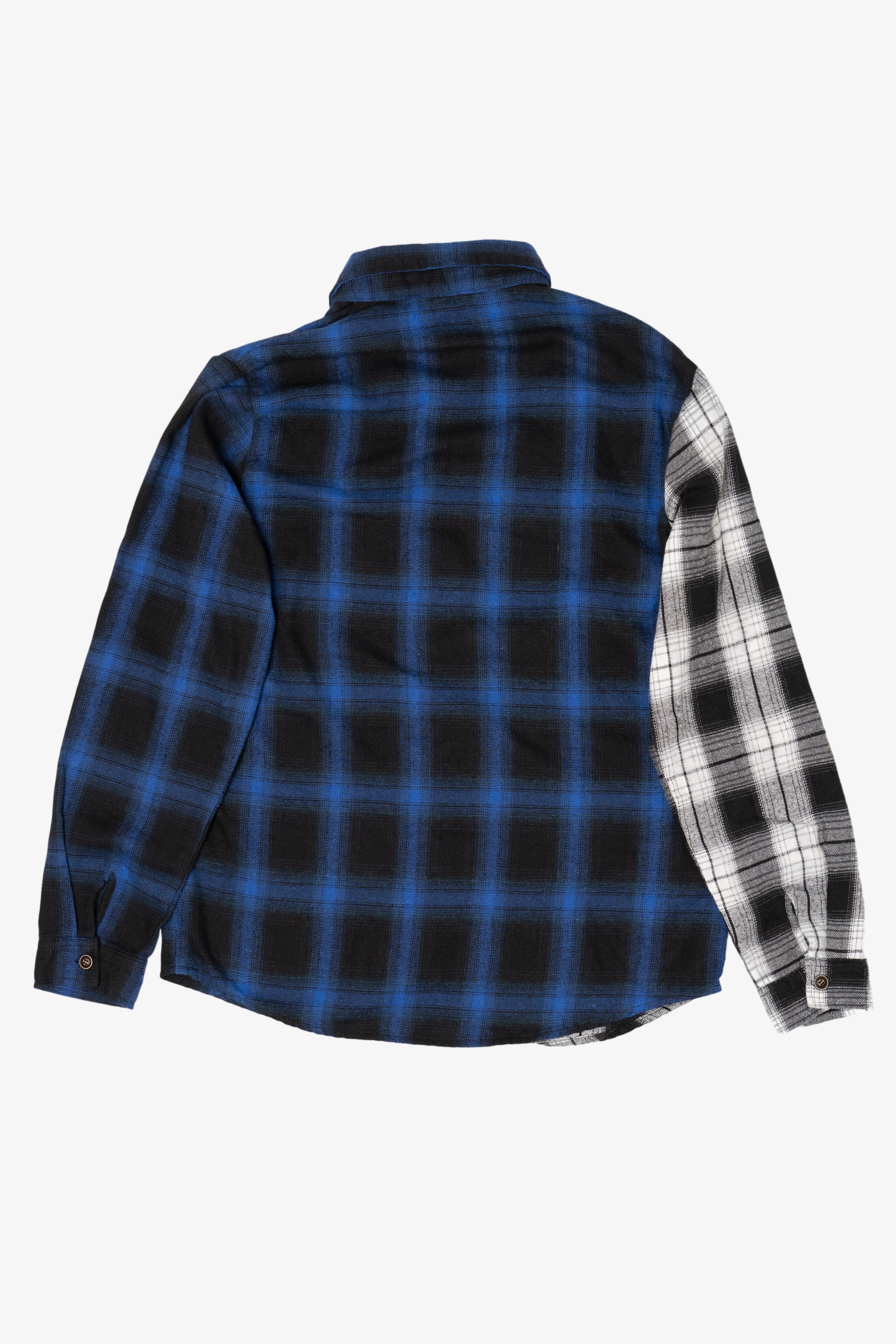 Blue And White Shein Flannel Shirt (2010s)