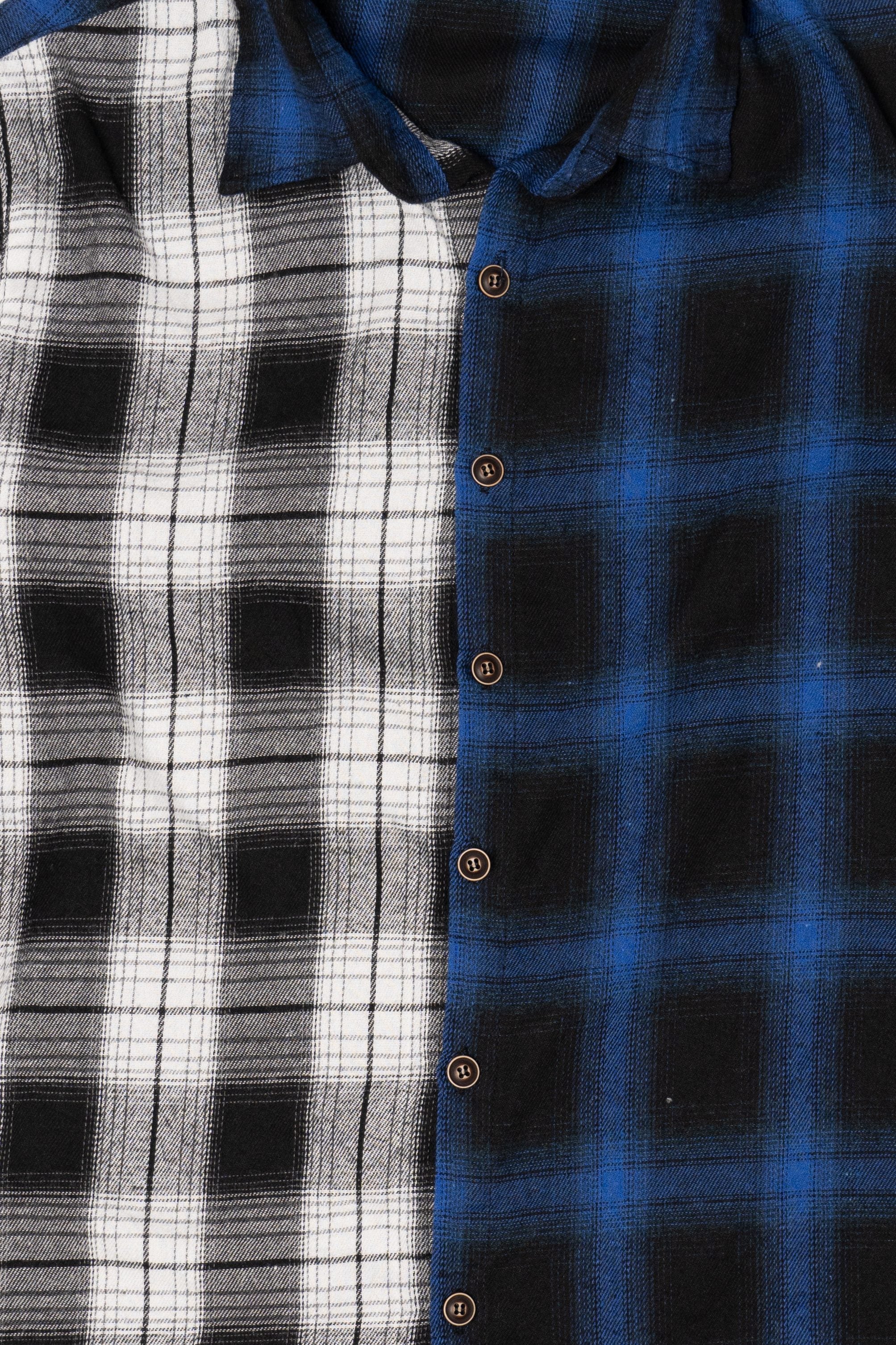 Blue And White Shein Flannel Shirt (2010s)