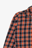 Orange Amazon Essentials Flannel Shirt (2010s)