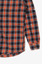Orange Amazon Essentials Flannel Shirt (2010s)