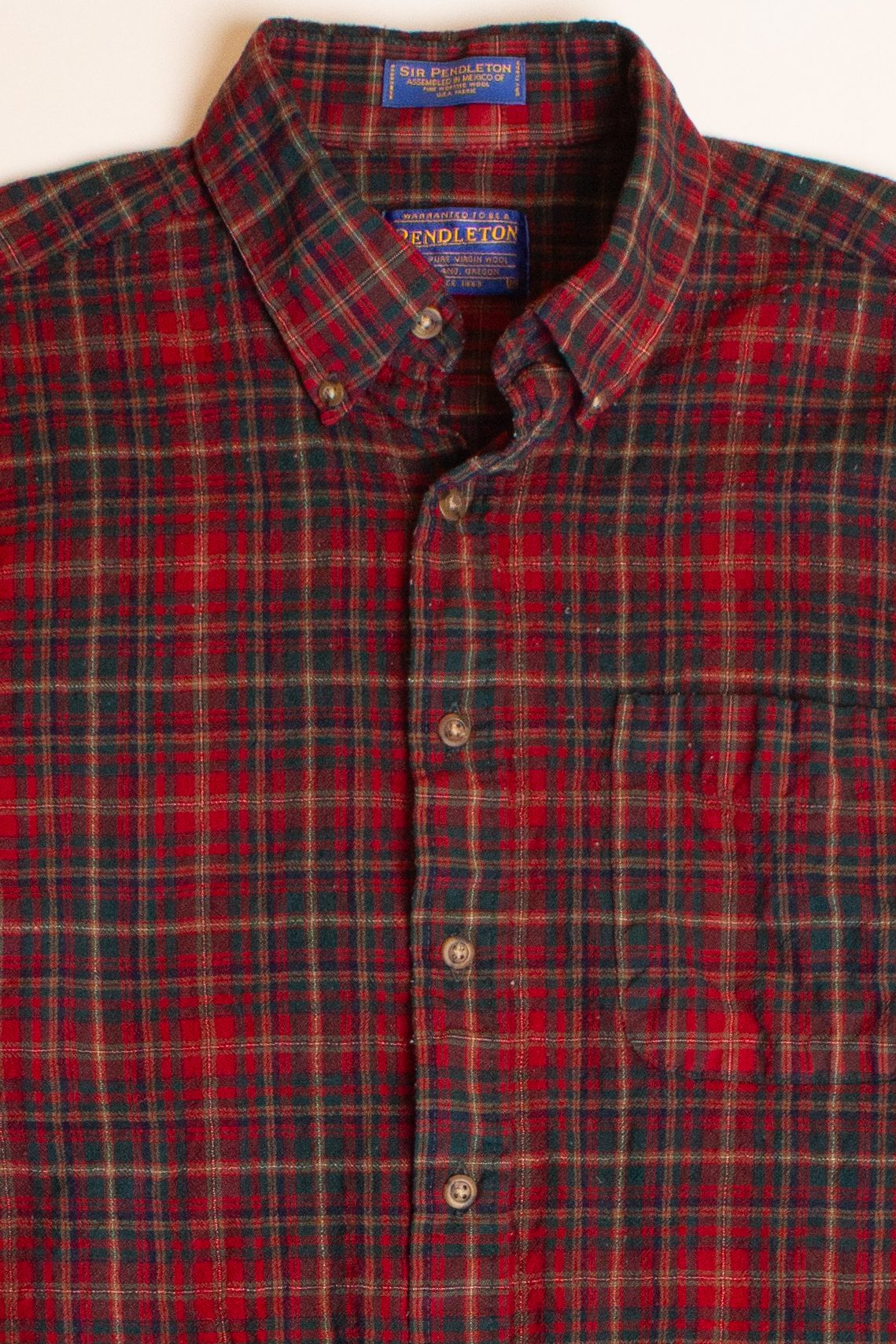 Sir Pendleton Wool Flannel Shirt (2000s)
