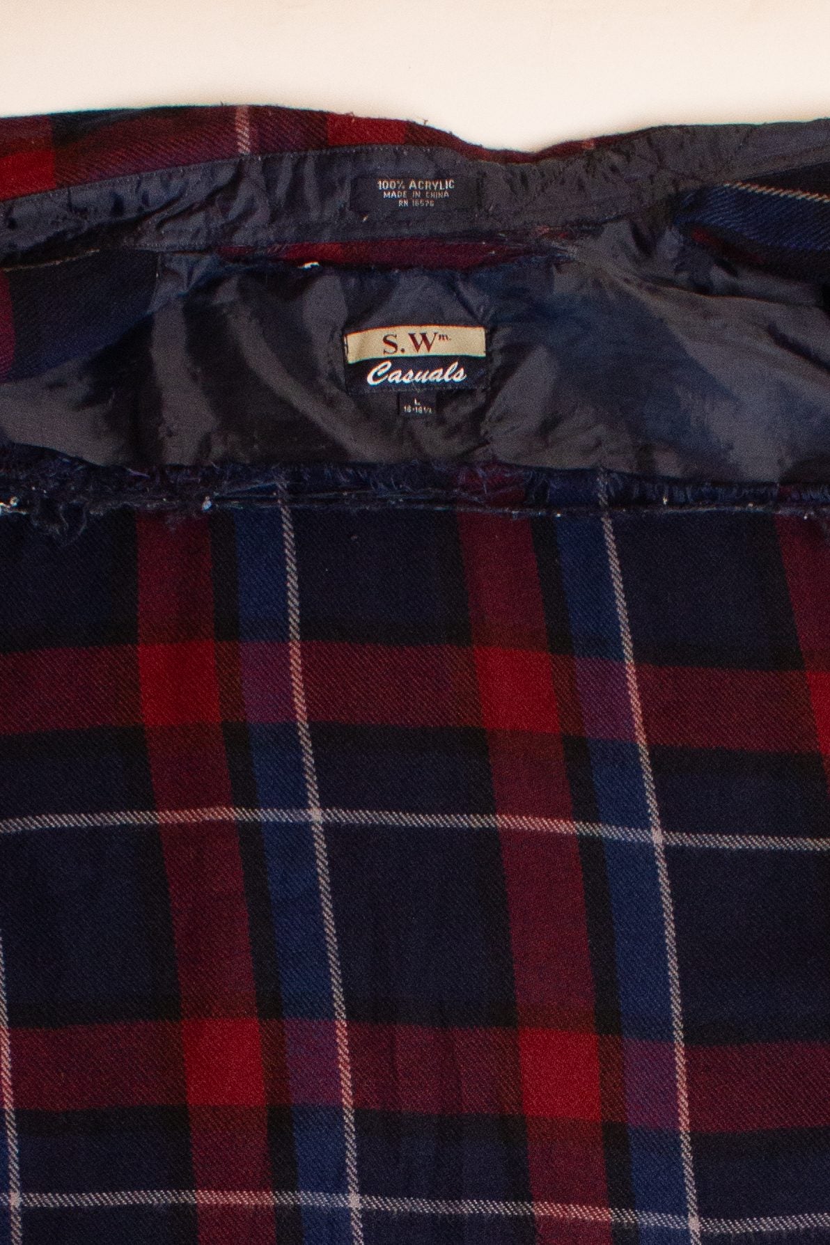 Vintage S.Wm Casuals Flannel Shirt (1990s)