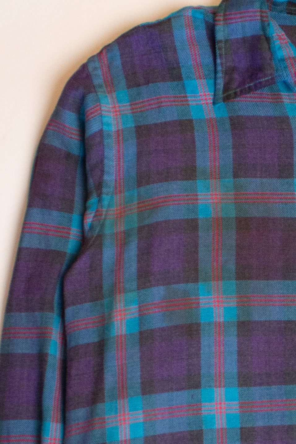 Vintage Purple Sears Flannel Shirt (1990s)