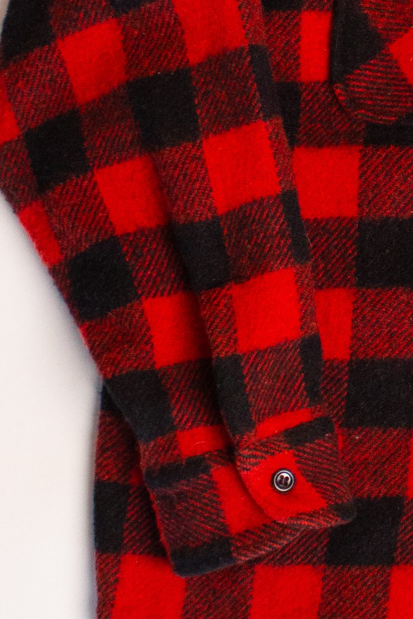 Vintage King Kole Buffalo Plaid Flannel Shirt (1950s)