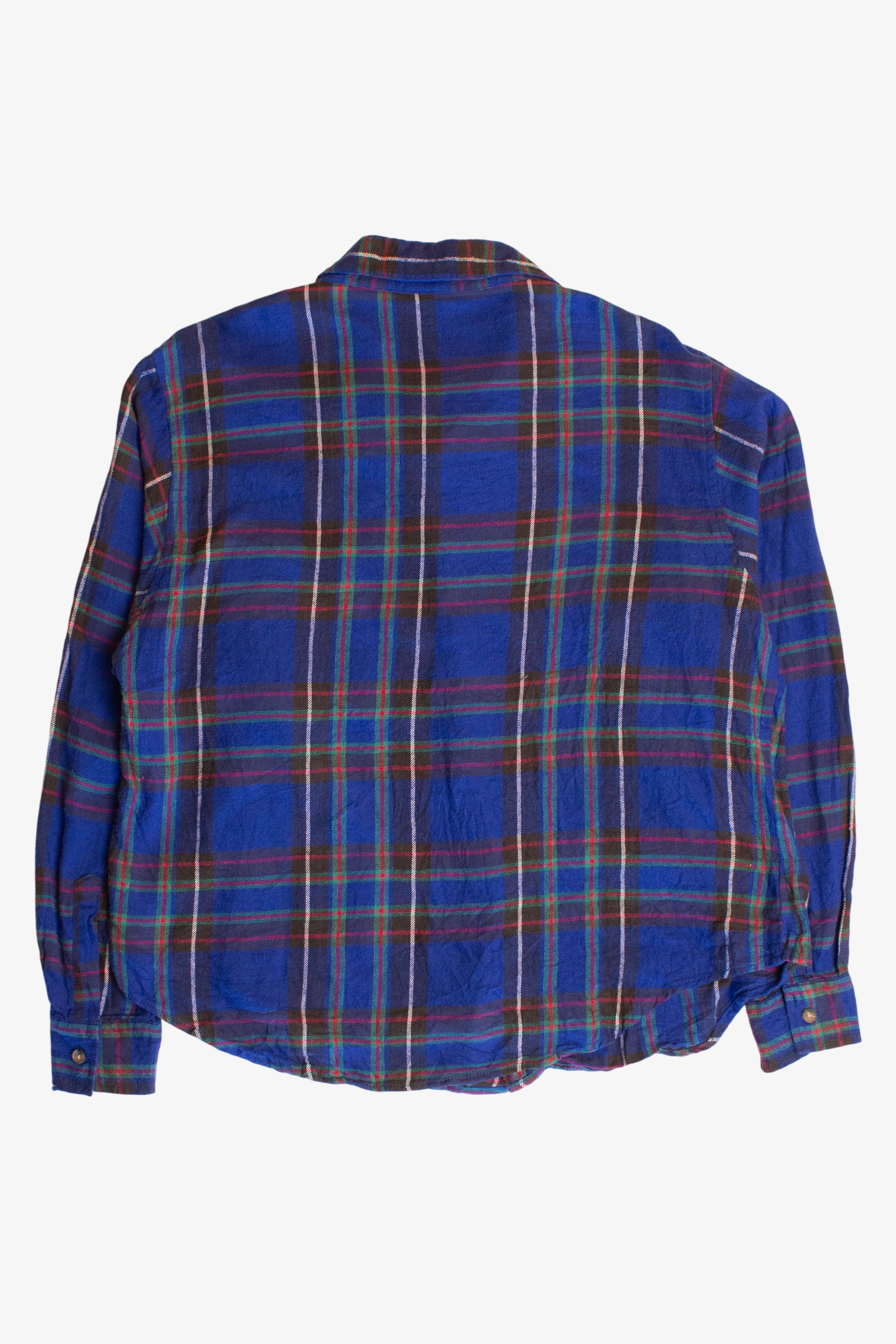 Blue Basic Editions Flannel Shirt (2000s)