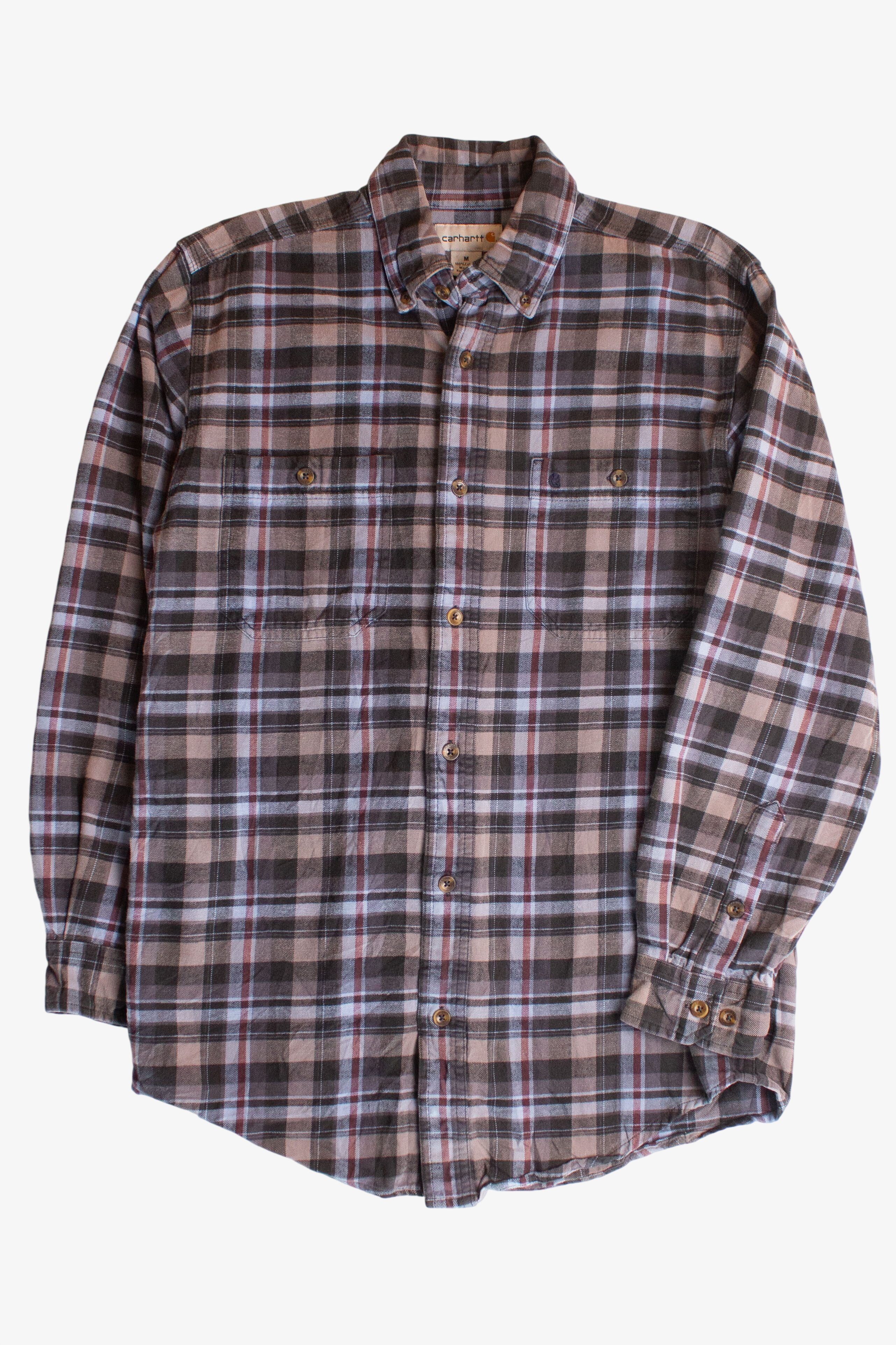 Vintage Blue & Gray Carhartt Flannel Shirt (2000s)
