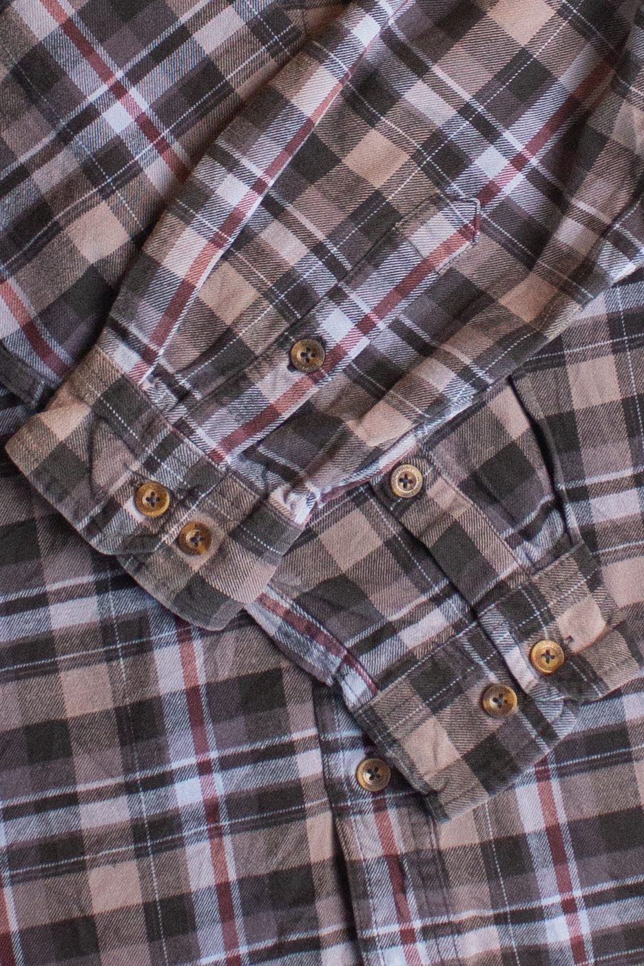 Vintage Blue & Gray Carhartt Flannel Shirt (2000s)