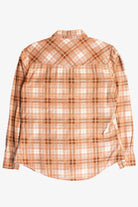 Vintage Border Town Pearl Snap Flannel Shirt (1980s)