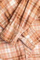 Vintage Border Town Pearl Snap Flannel Shirt (1980s)