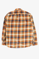 Burnt Orange J. Crew Flannel Shirt (2010s)
