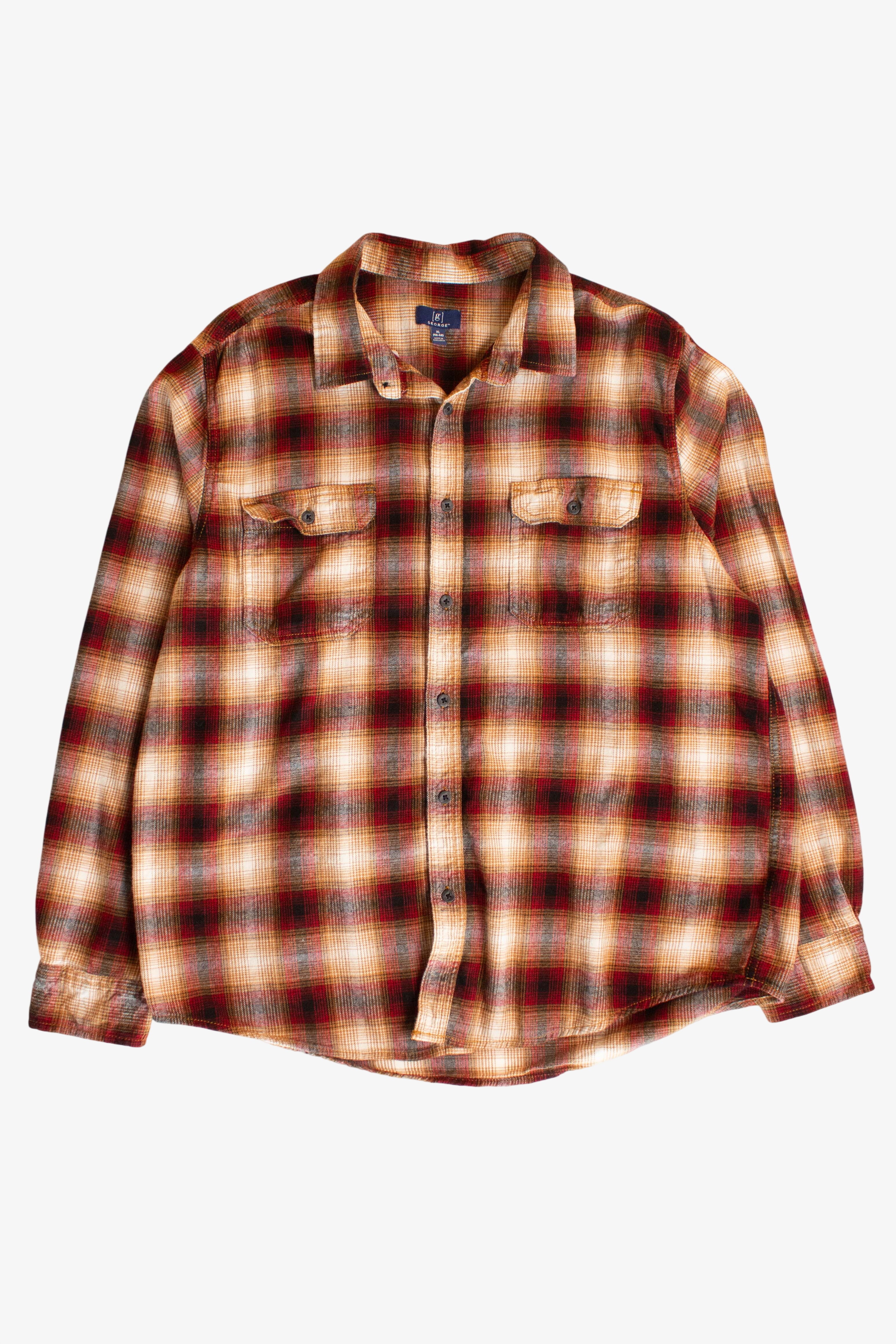 George Red Flannel Shirt (2000s)