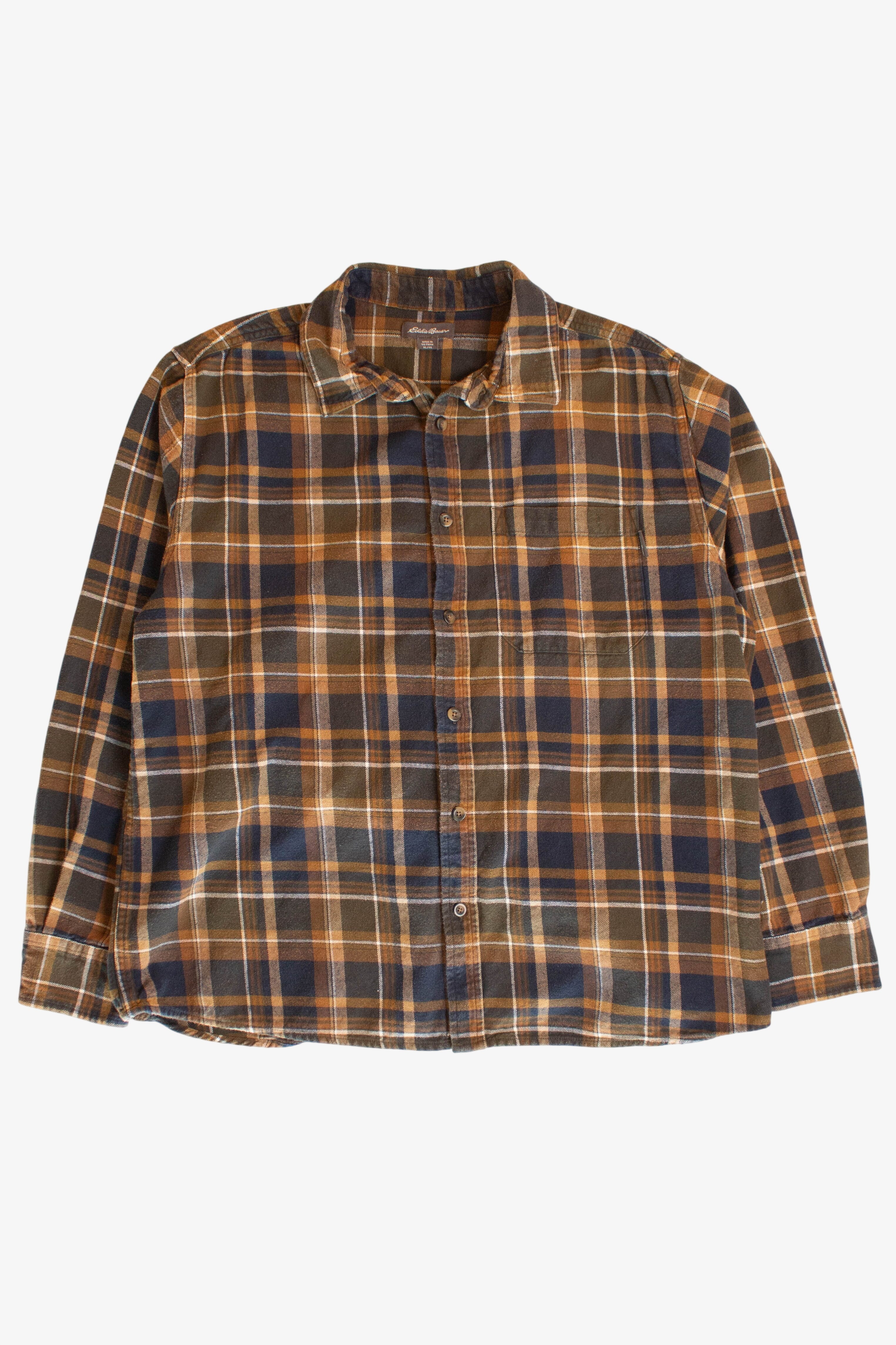 Brown Eddie Bauer Flannel Shirt (2000s)