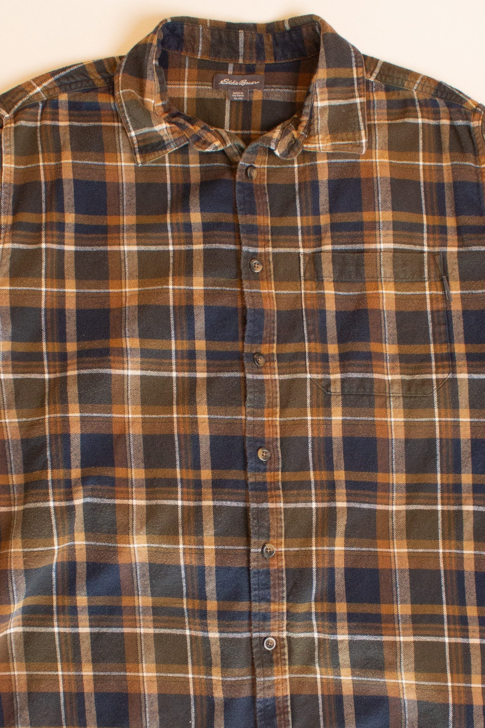 Brown Eddie Bauer Flannel Shirt (2000s)