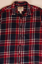 Red & Navy St. John's Bay Flannel Shirt (2000s)
