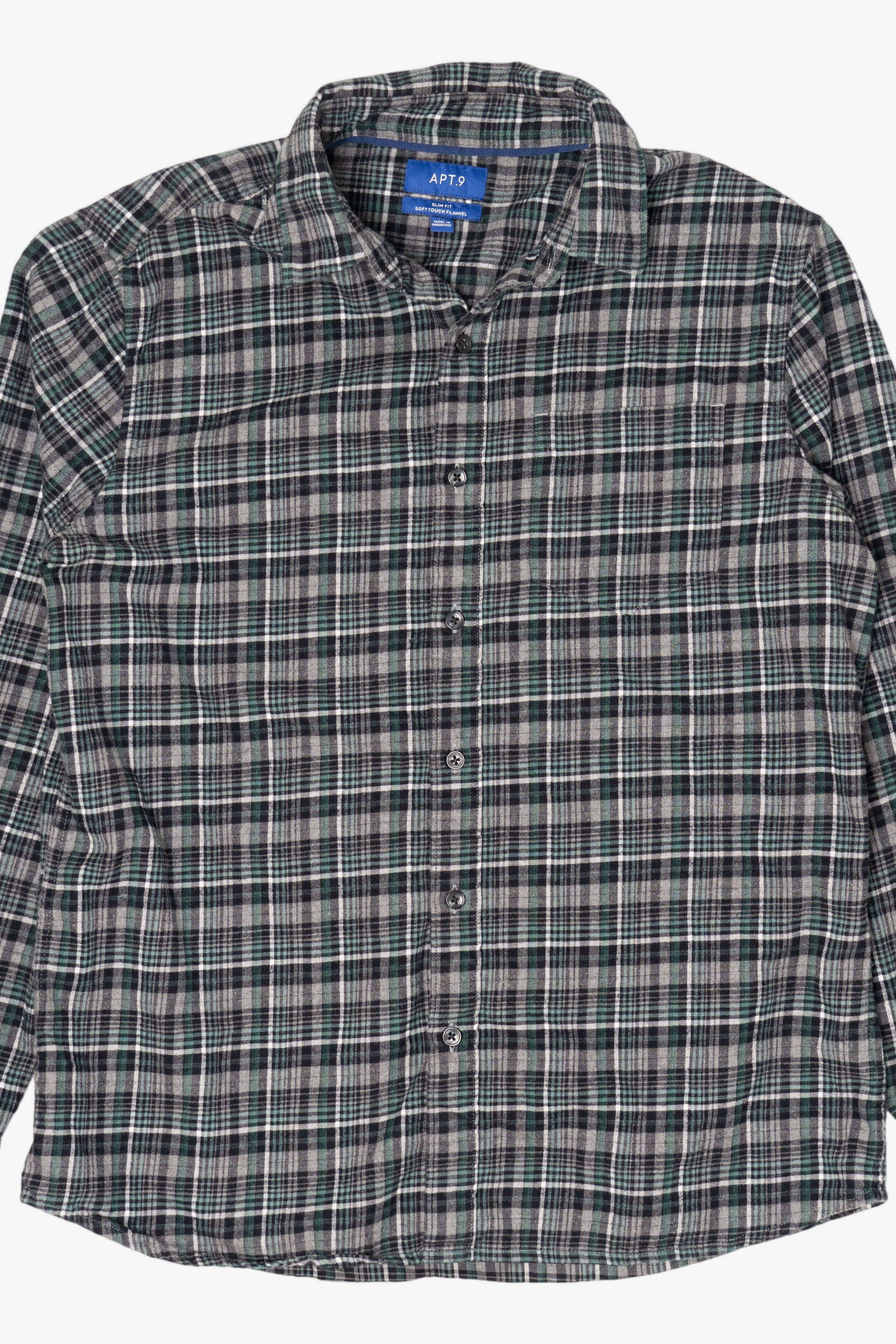 Dark Gray Apt.9 Flannel Shirt (2010s)