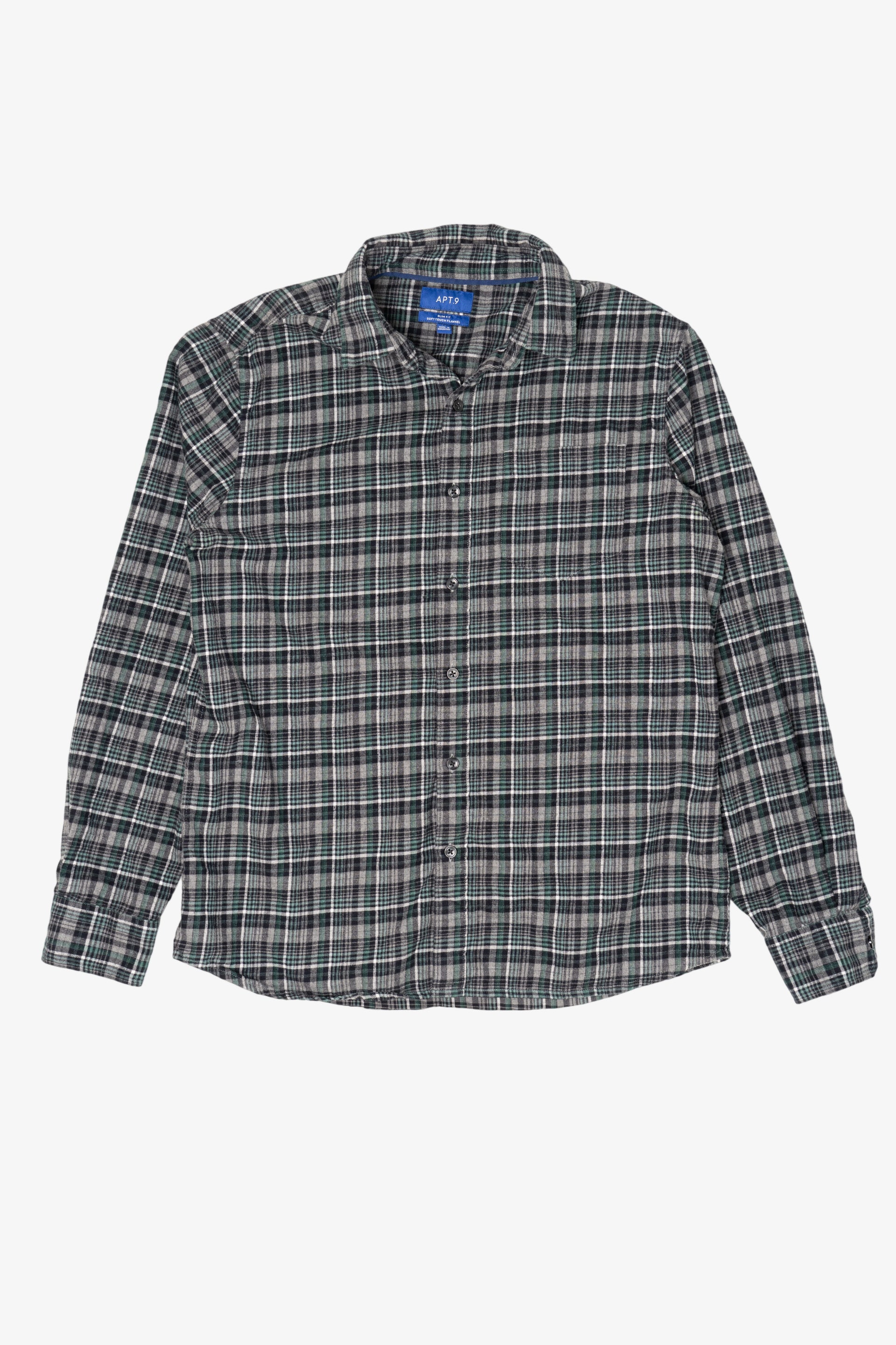 apt 9 dress shirts Men's Apt. 9 Regular-Fit Wrinkle Free Dress Shirt Color: Black Luxe Size:  M-32/33
