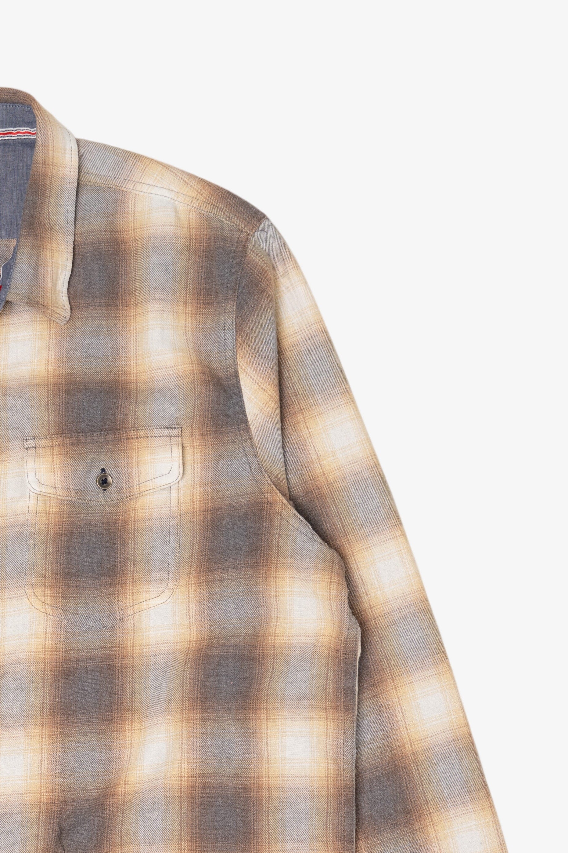 Beige Flag & Anthem Flannel Shirt (2010s)