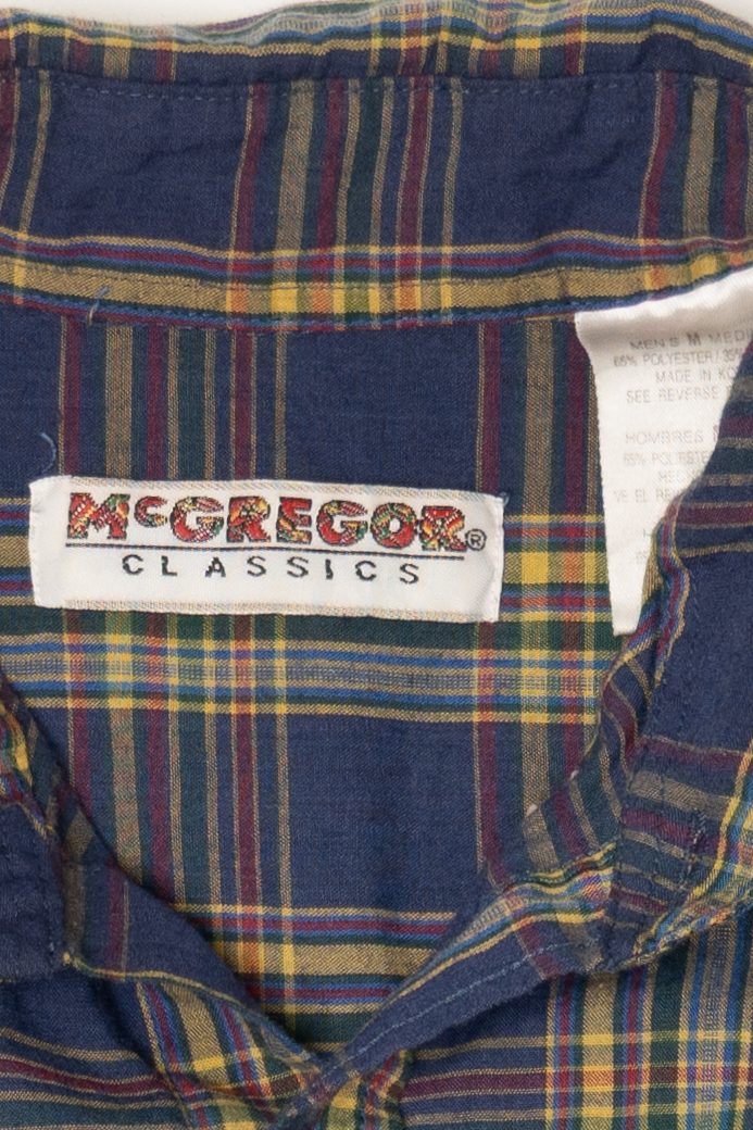 Vintage Blue McGregor Flannel Shirt (1990s)