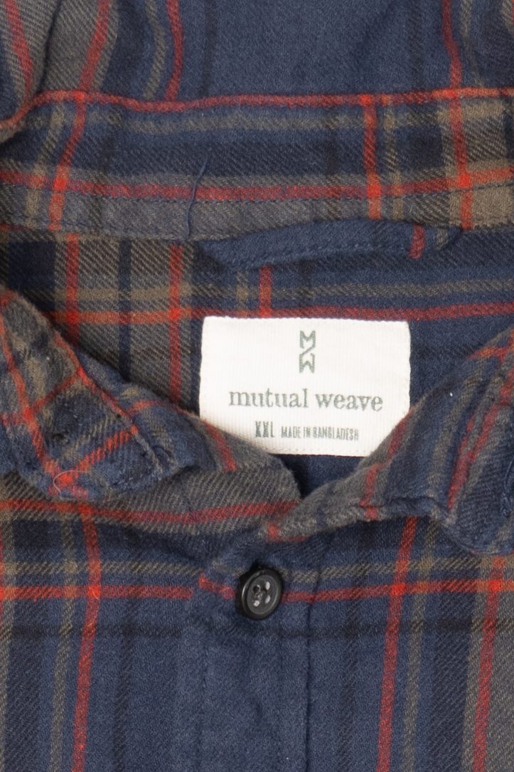 Blue Mutual Weave Flannel Shirt (2010s)