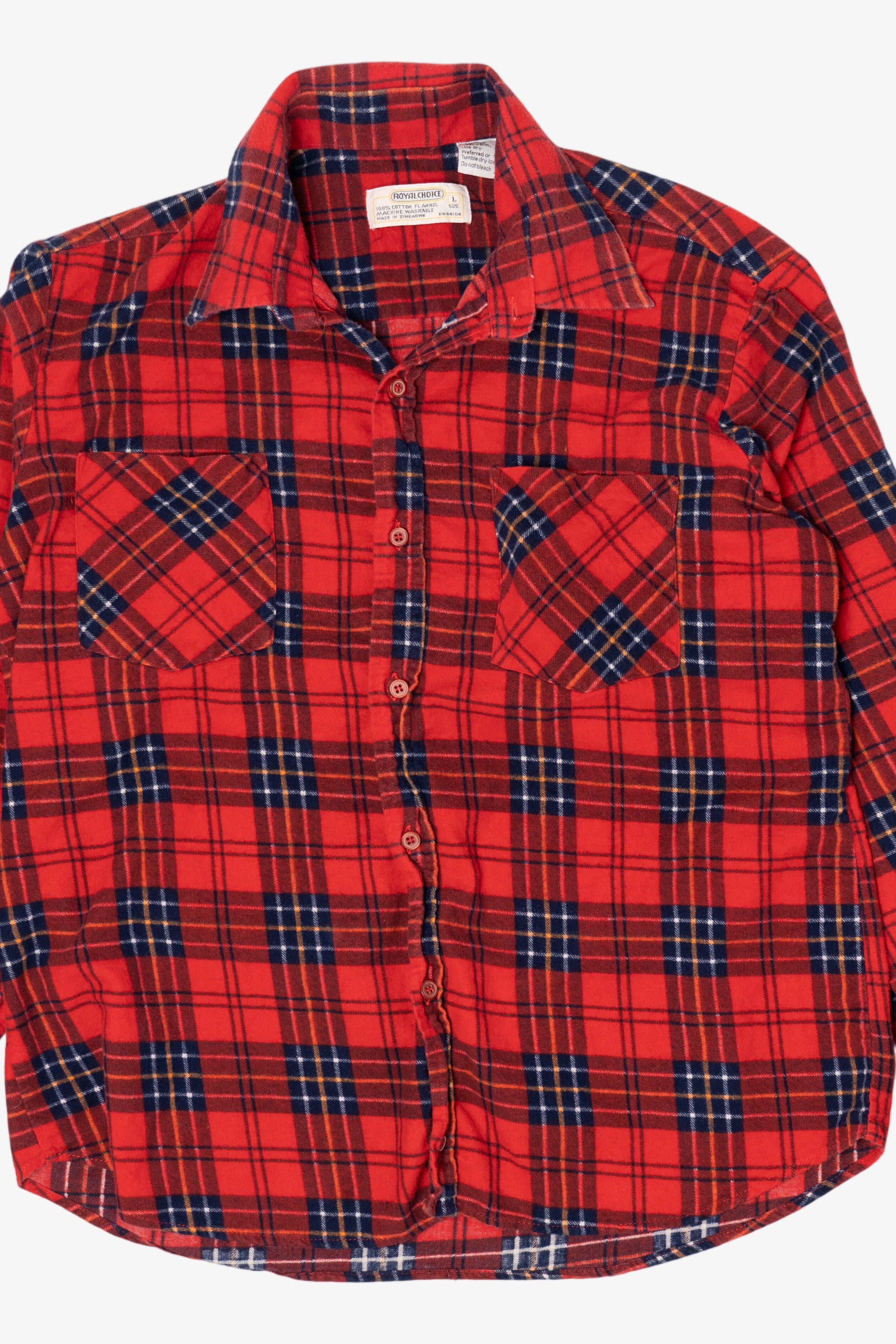 Vintage Red Royal Tee Flannel Shirt (1990s)