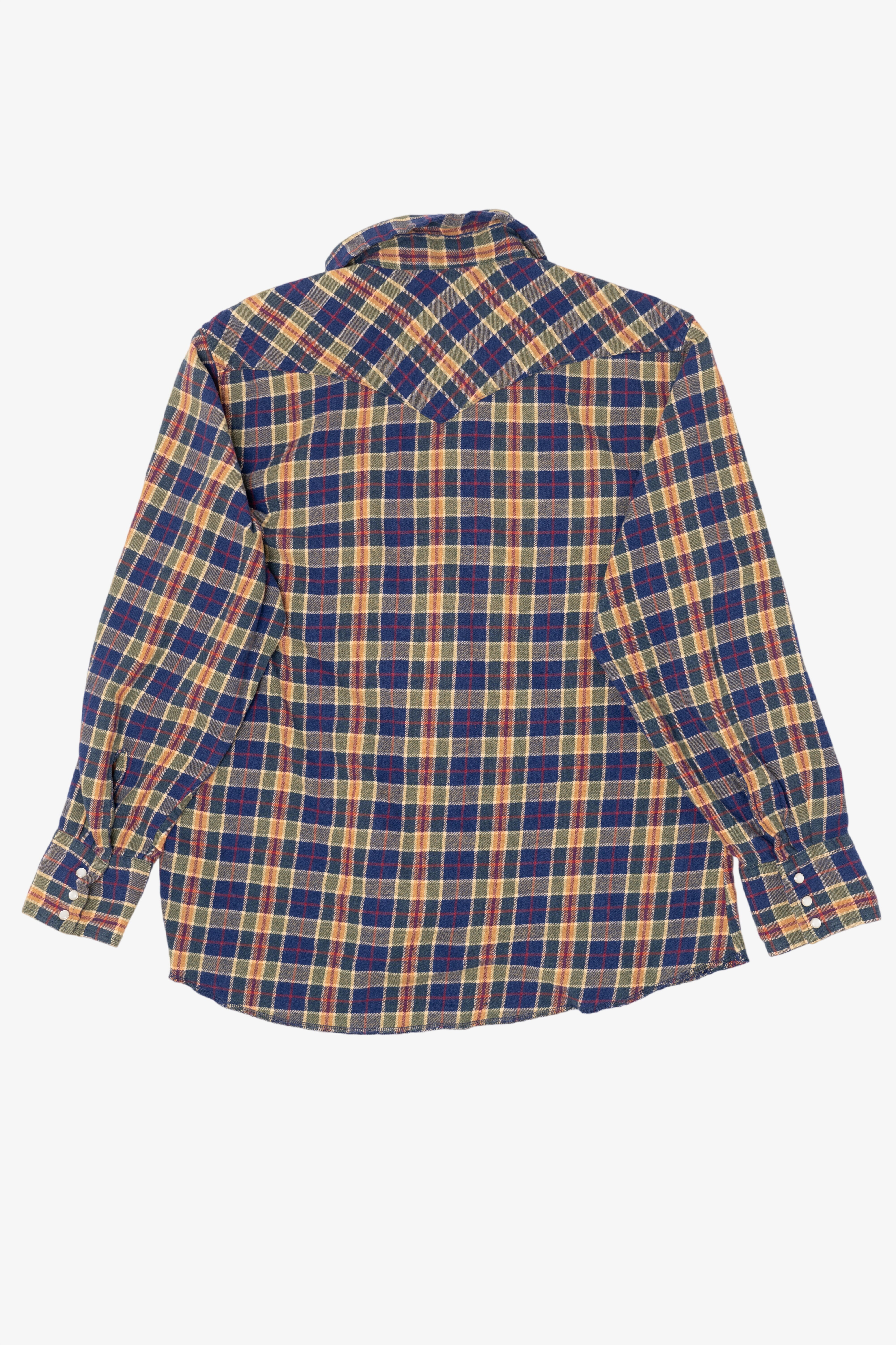 Vintage Wrangler Pearl Snap Button Up Flannel Shirt (1990s) – Ragstock