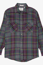 Vintage Purple And Gray Northwest Territory Flannel Shirt (1990s)