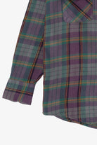 Vintage Purple And Gray Northwest Territory Flannel Shirt (1990s)
