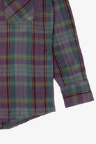 Vintage Purple And Gray Northwest Territory Flannel Shirt (1990s)