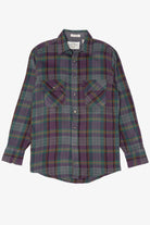 Vintage Purple And Gray Northwest Territory Flannel Shirt (1990s)