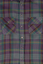 Vintage Purple And Gray Northwest Territory Flannel Shirt (1990s)