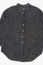 Vintage Dark Gray Ralph Lauren Button-Up Shirt (1990s)